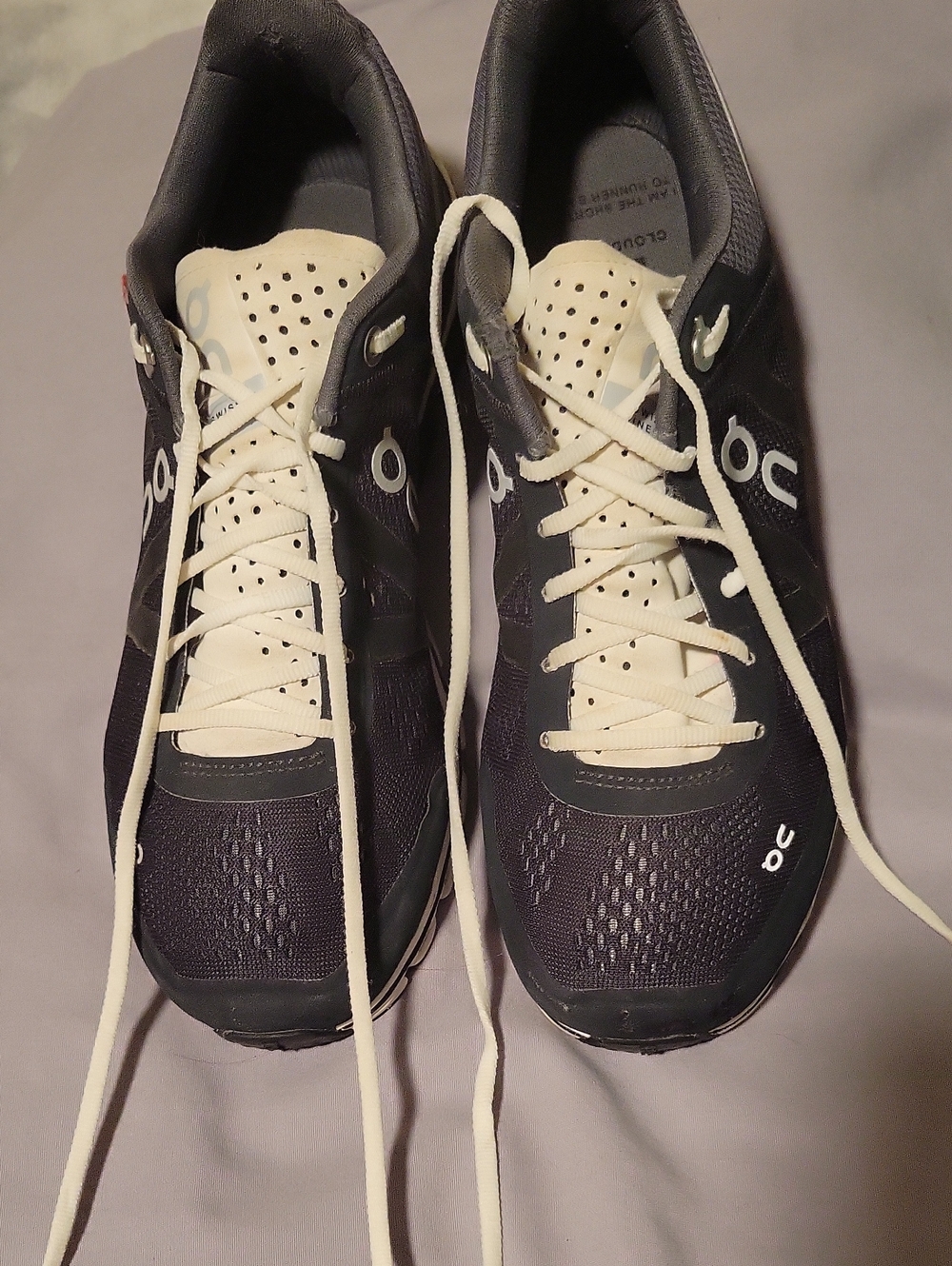 On Cloud athletic shoes.